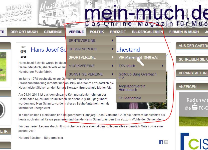 auswahl-menupunkt