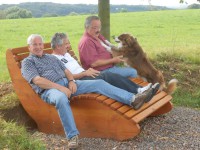 Bei schönem Wetter ein Sitzgenuss